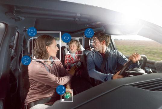 Sistema Bosch de detección y monitorización de ocupantes de un vehículo.