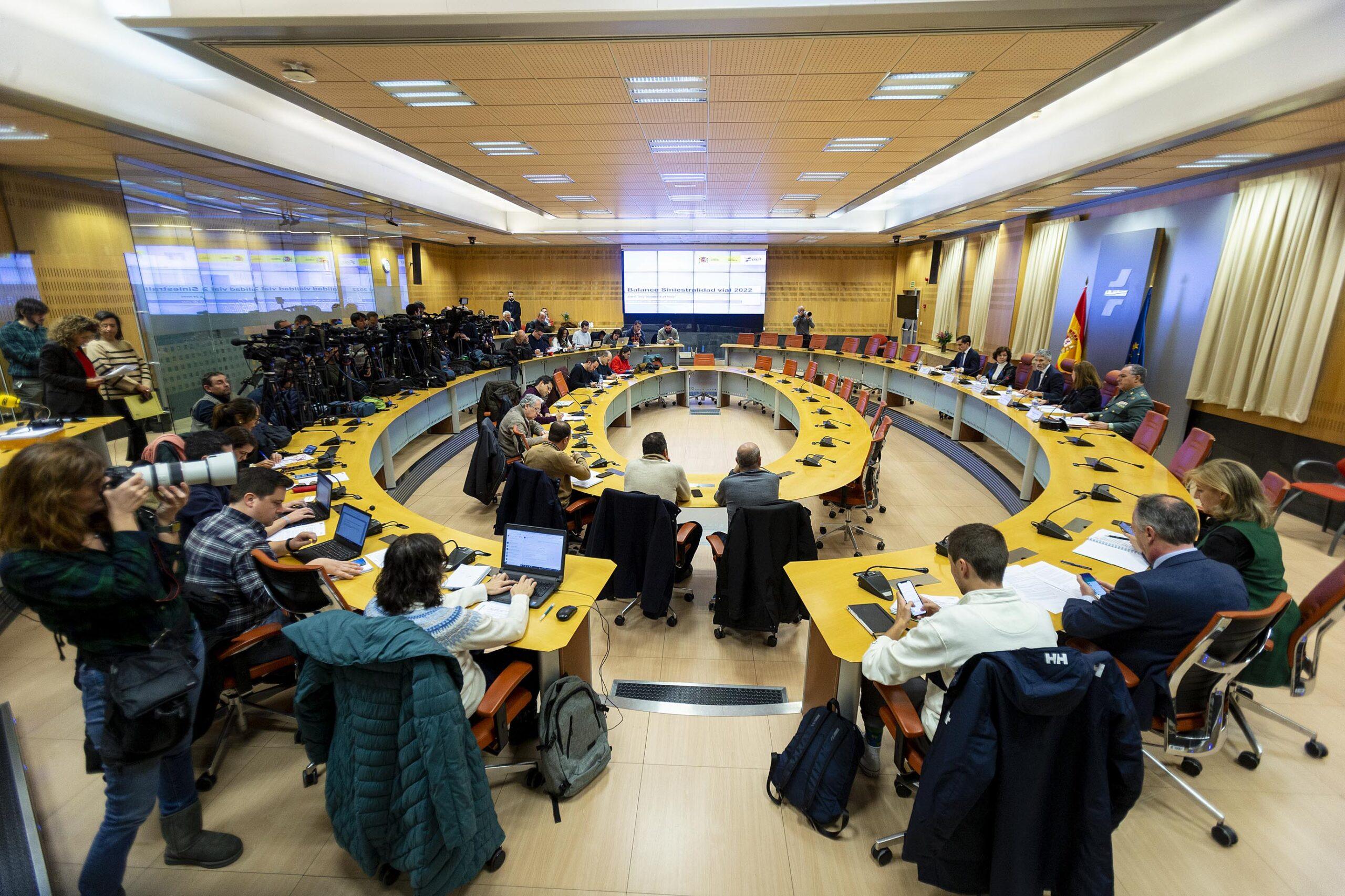 Sala Rosa de Lima DGT presentación balance provisional siniestralidad 2022
