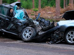 choque frontal vehículos siniestro