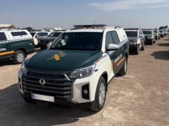 Vehículos KGM Guardia Civil