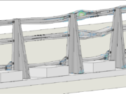 Grafica Simulación deformación Resultado-de-la-simulacion-en-pretil-con-elementos-en-sus-trasdos