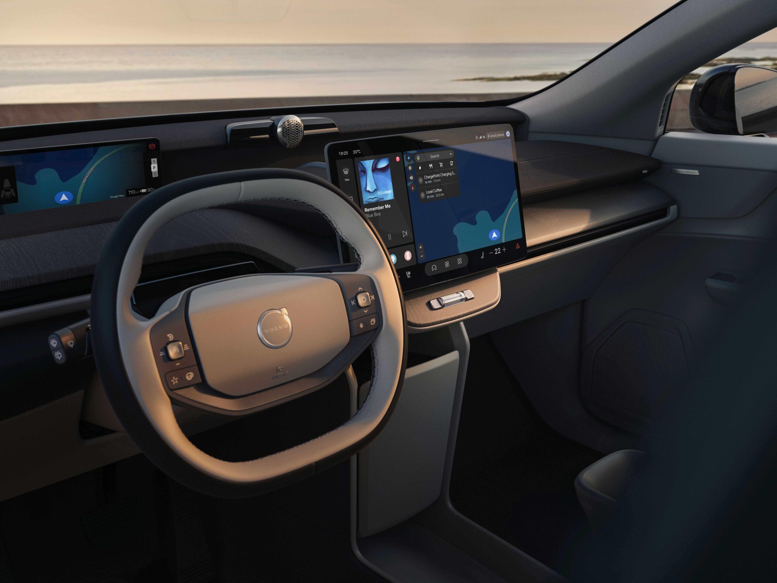 Volvo EX60, vehículo eléctrico conectado con inteligencia artificial para mejorar la seguridad vial