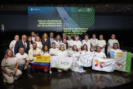 Representantes de agencias de tránsito y seguridad vial durante el encuentro iberoamericano celebrado en Madrid para impulsar una agenda común de movilidad segura.